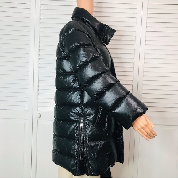NB SERIES Bea Quilted Down Black Coat Size Large - Picture 8 of 15